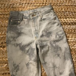 🩵💚VINTAGE 90s L.A. Blues Light Wash TieDye Jeans